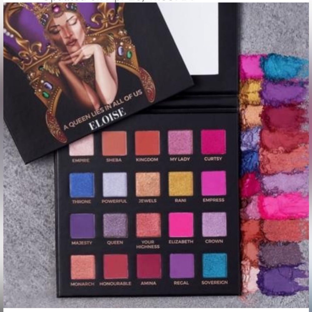 Queen Eyeshadow Palette - Vibrant Colors